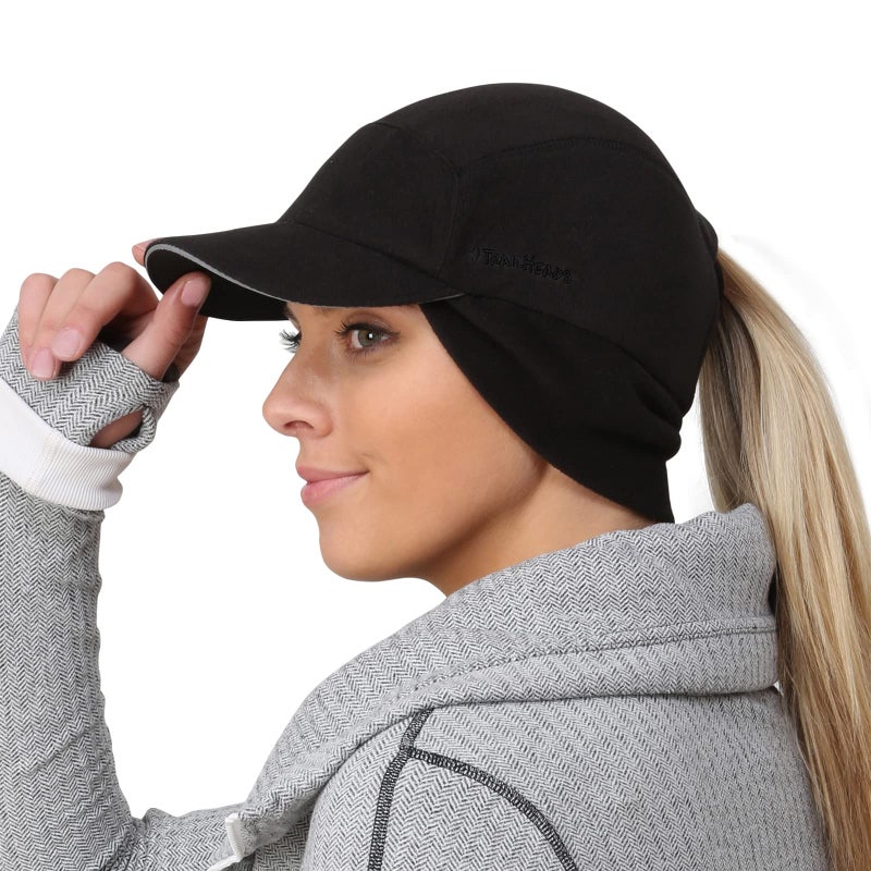TrailHeads Women's Trailblazer Adventure Ponytail Cap, Black, One Size - Image 1
